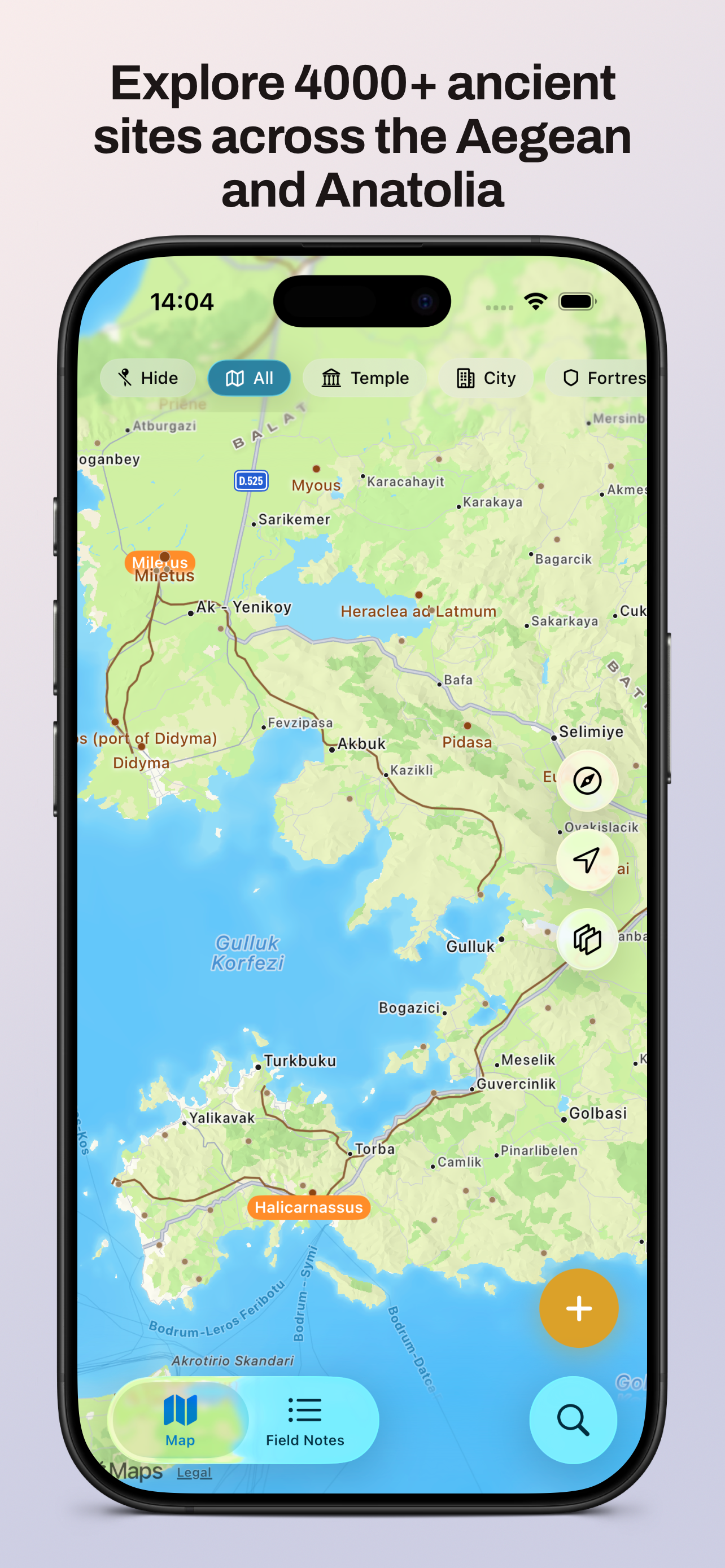 Explore 4000+ ancient sites across the Aegean and Anatolia
